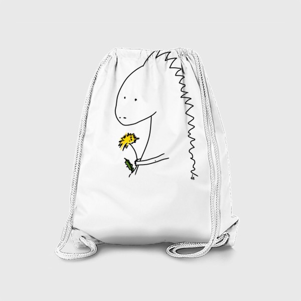 Рюкзак «Динозаврик с одуванчиком »