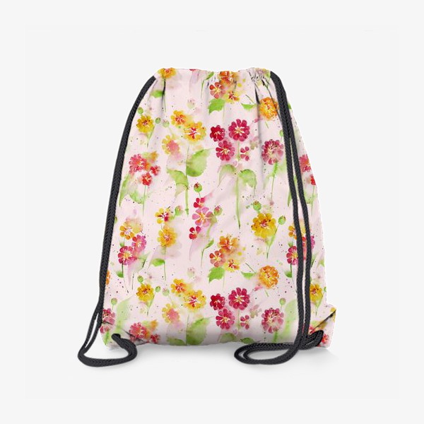 Рюкзак «Цинии. Садовые цветы.»
