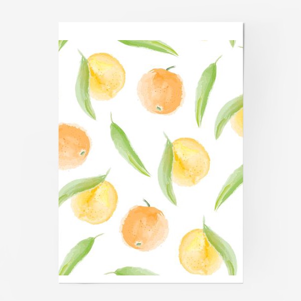Постер «мандарины»