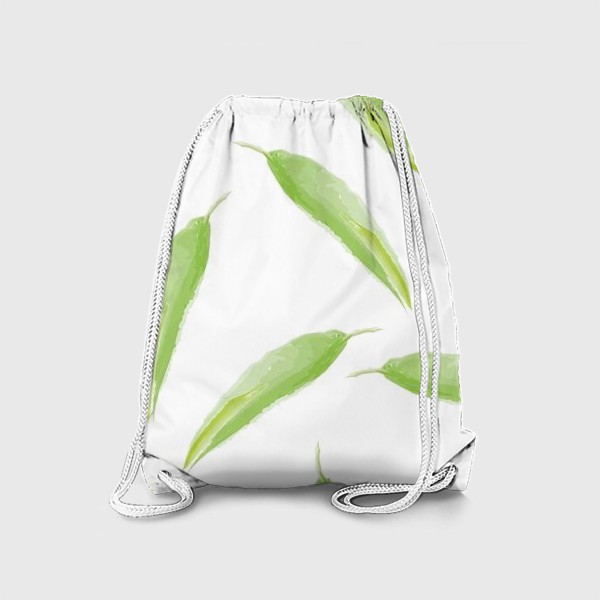 Рюкзак «тропические листья,перья»