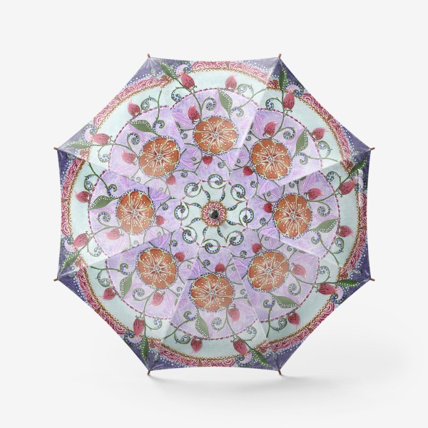 Зонт «Мандала. Вся жизнь в круге времени.»