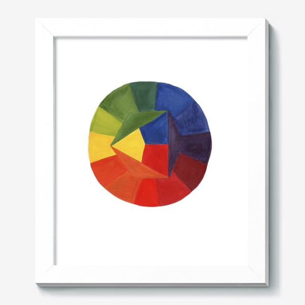 Картина «Цветовой круг. Яркая палитра - выбери своё настроение!»