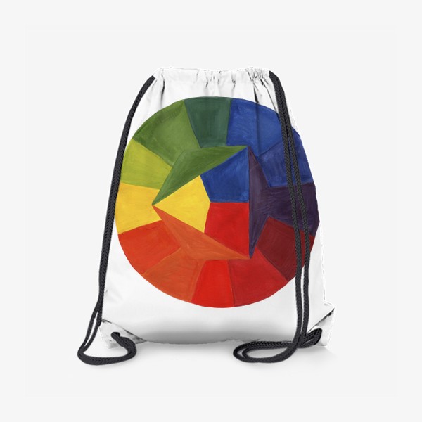 Рюкзак «Цветовой круг. Яркая палитра - выбери своё настроение!»