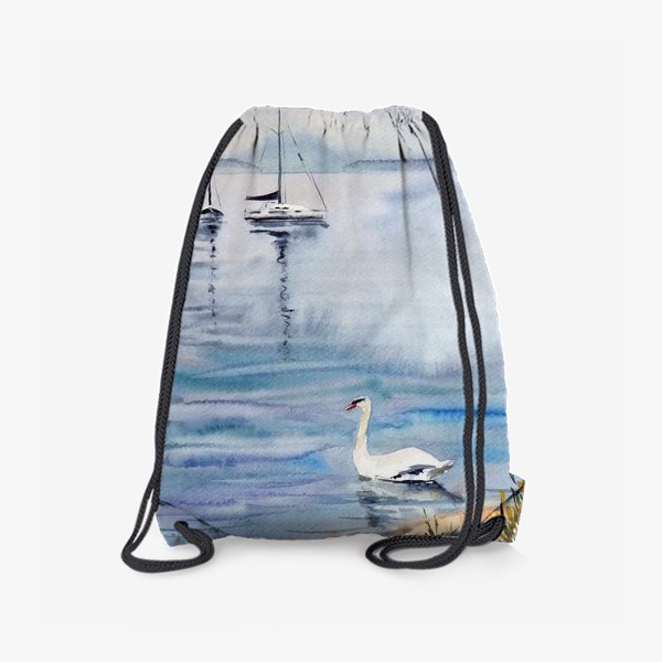 Рюкзак «Лебедь и яхты»