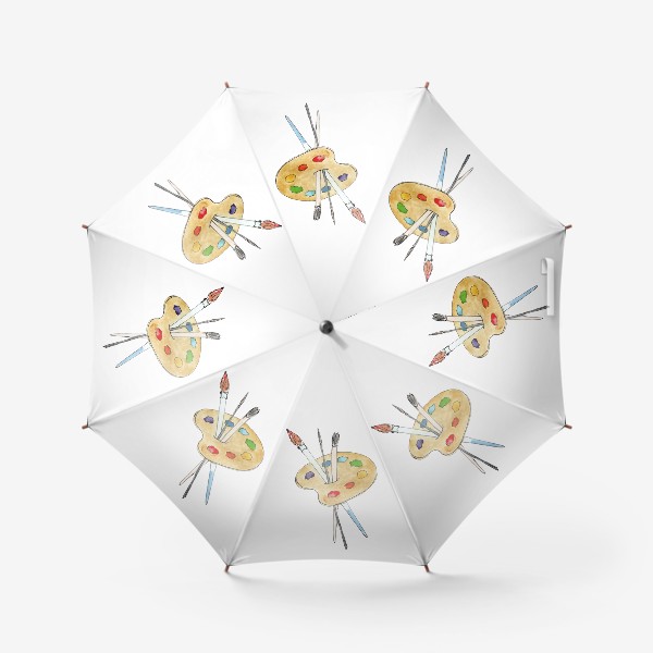 Зонт «Кисти и краски. Раскрась мир по-своему!  #яжхудожник Я так вижу! »