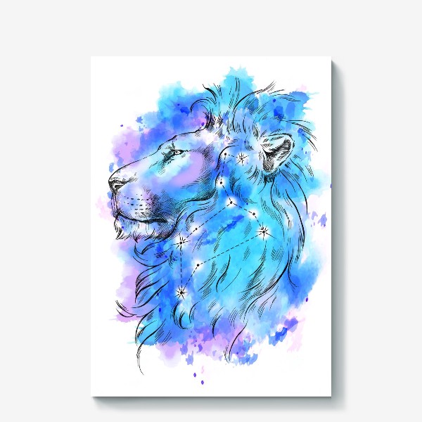 Холст «Созвездие льва»