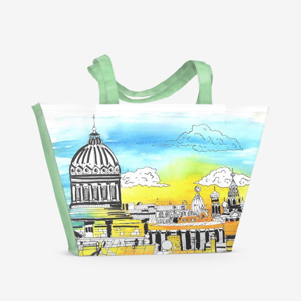 Пляжная сумка «Лето в Питере. Солнечный Петербург»