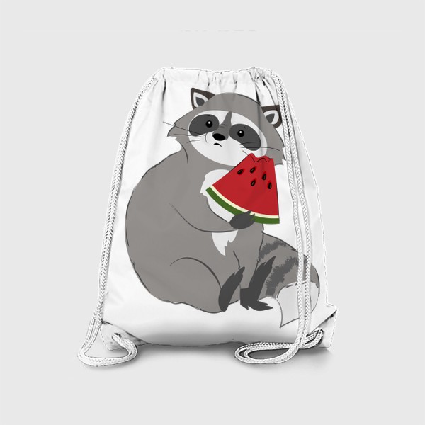 Рюкзак «Happy raccoon/счастливый енот»