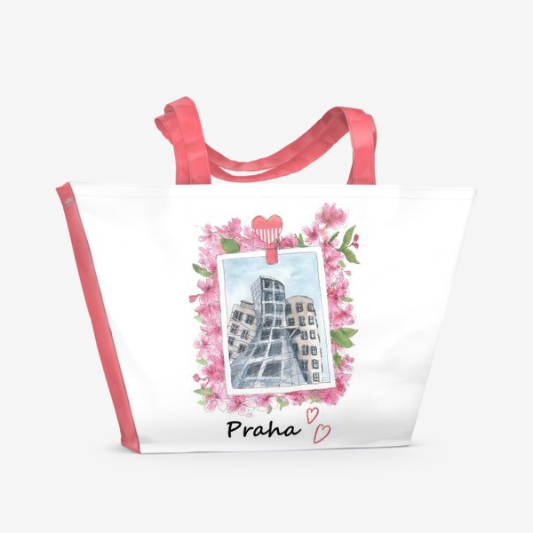 Пляжная сумка «I Love Praha»