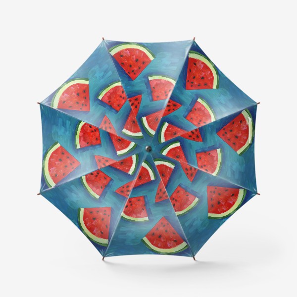 Зонт «Сочные дольки арбуза»