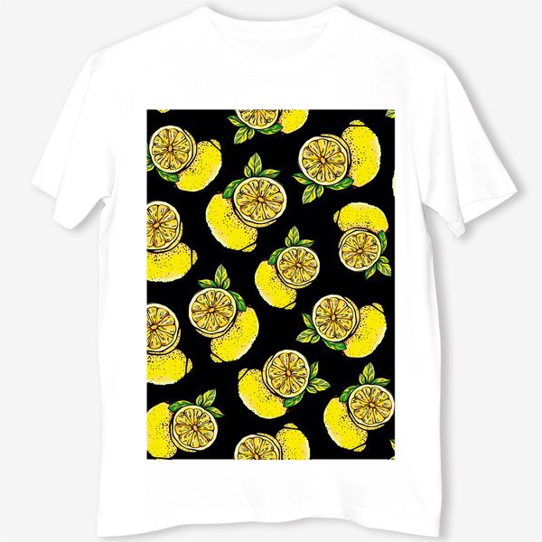 Футболка «Яркие сочные акварельные лимоны »