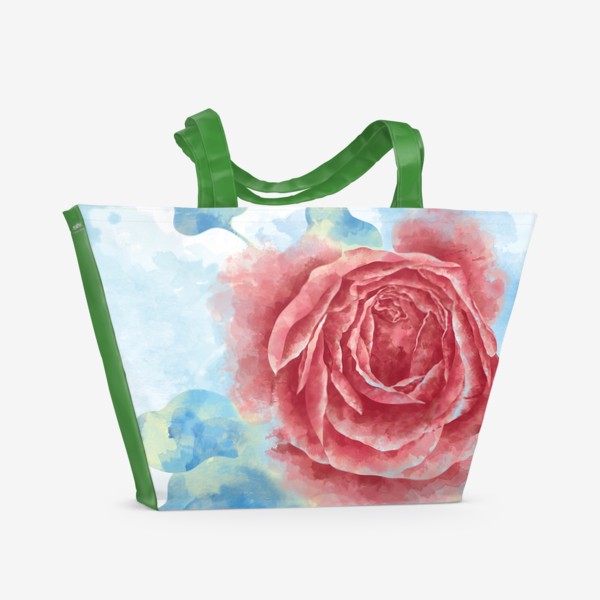 Пляжная сумка «Морозная Роза»
