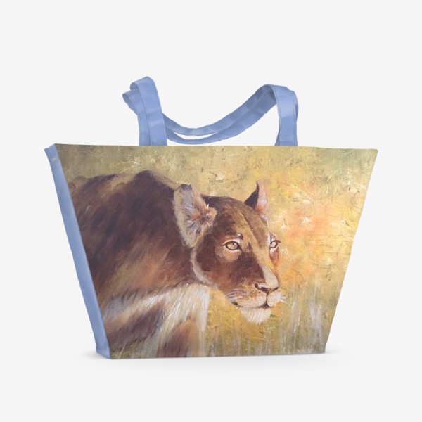 Пляжная сумка «Львица»