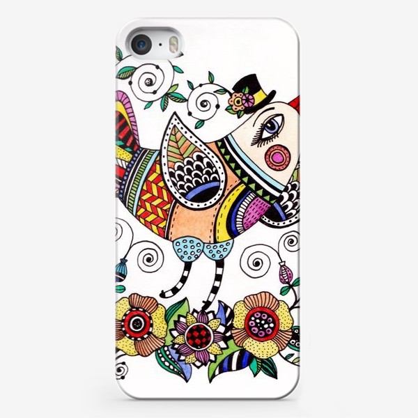Чехол iPhone «Птица в любви»