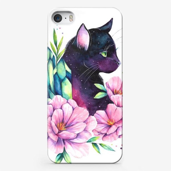 Чехол iPhone «Космический кот»