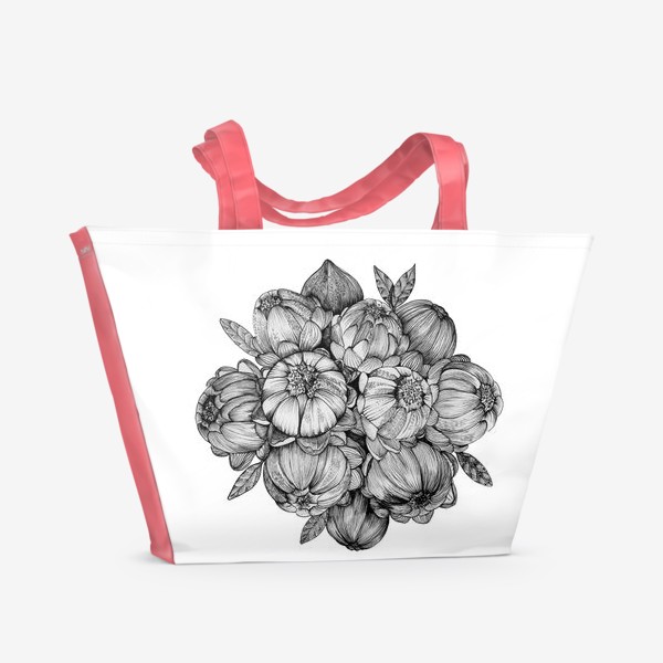 Пляжная сумка «Неведомые цветы»