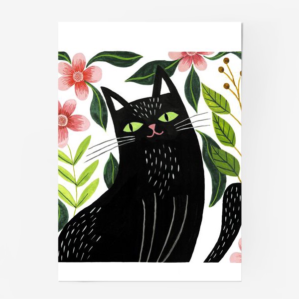 Постер «Черный кот»
