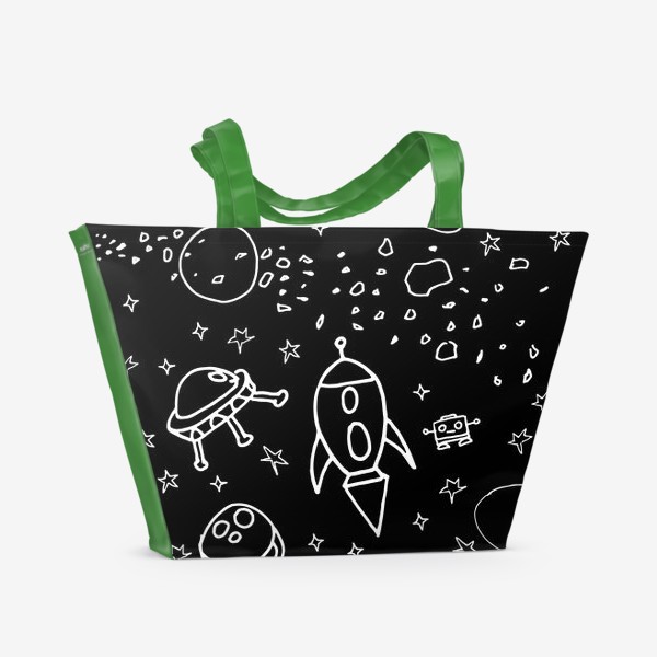 Пляжная сумка «космос»