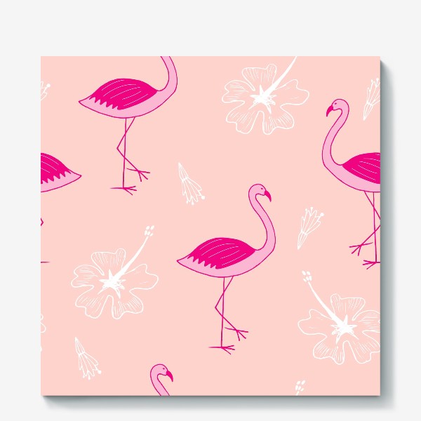 Холст &laquo;flamingos&raquo;