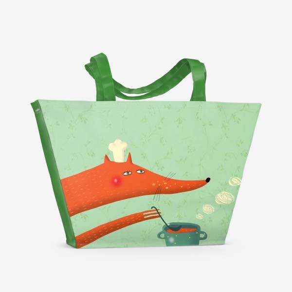 Пляжная сумка «Поварёнок лис»
