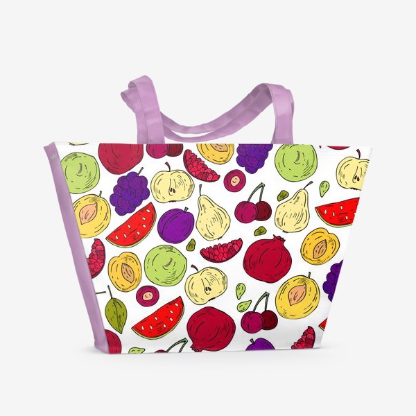 Пляжная сумка «сочные фрукты»