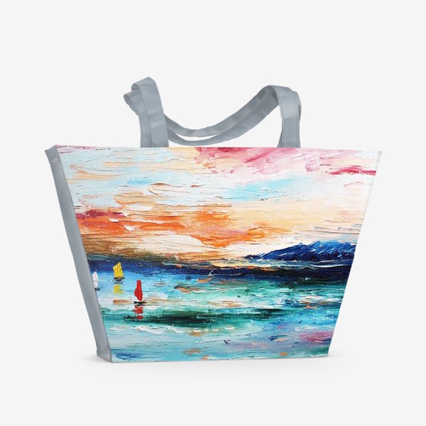 Пляжная сумка «Лазурное море»
