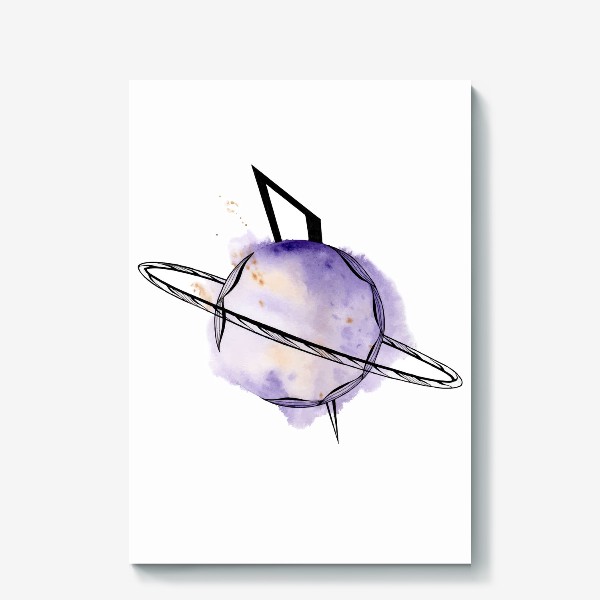 Холст «Планета сатурн»