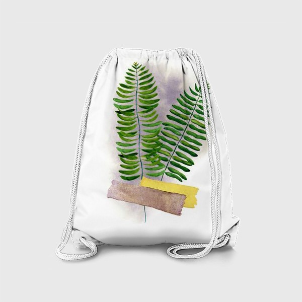 Рюкзак «Листья папоротника в букете»