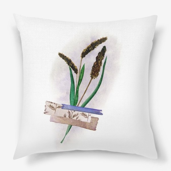 Подушка «Летний букет полевых трав»