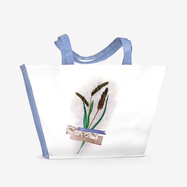 Пляжная сумка «Летний букет полевых трав»