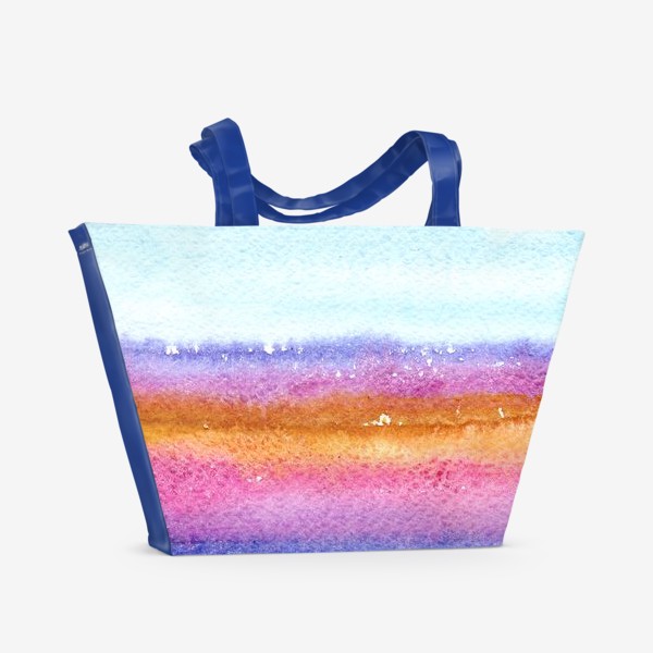 Пляжная сумка «Акварельный пейзаж»