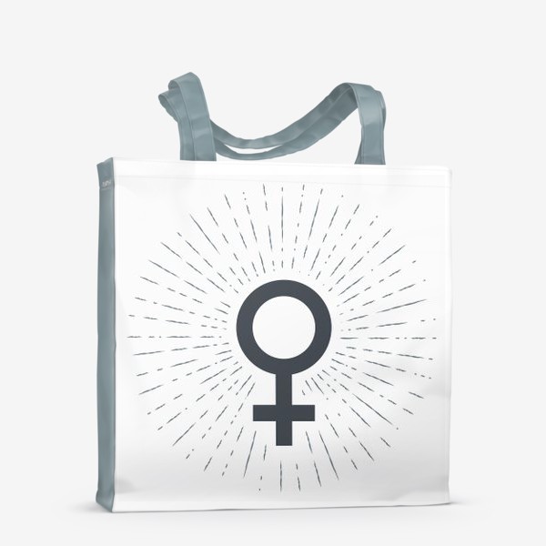 Сумка-шоппер «Знак Венеры, женский символ»