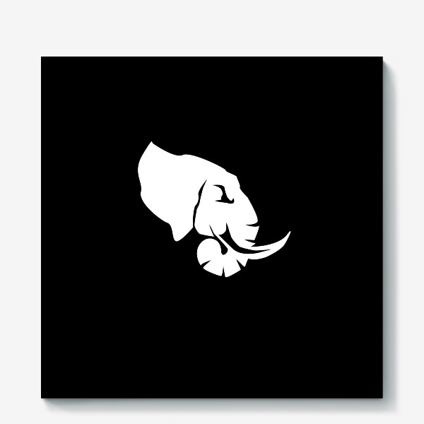 Холст «Белый слон»