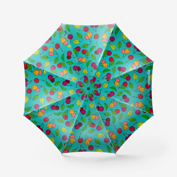 Зонт «яркие вишни»