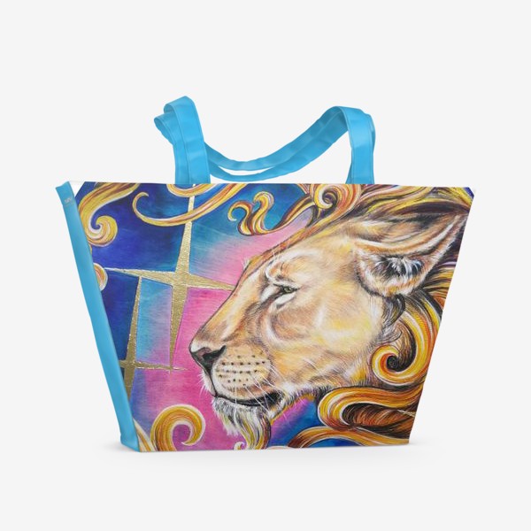 Пляжная сумка «Звездный лев »