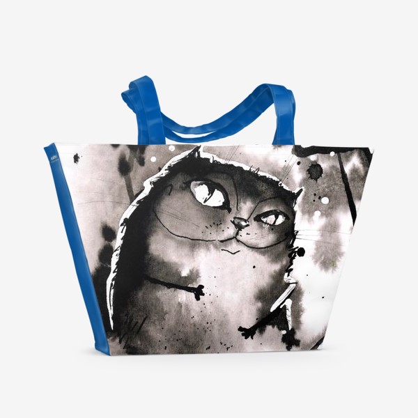 Пляжная сумка «Кот - Бегемот»