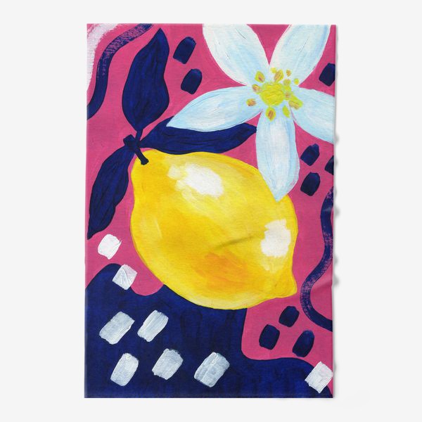 Полотенце «Лимон, акрил»