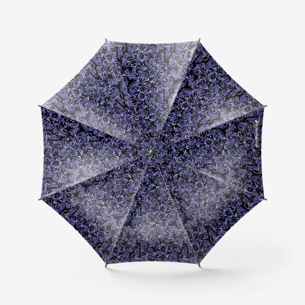 Зонт «Неоновый орнамент пейсли»