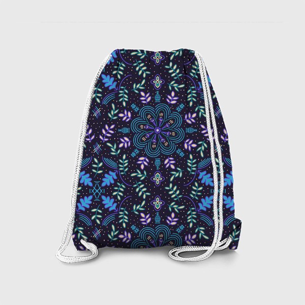 Рюкзак «Голубые цветы»