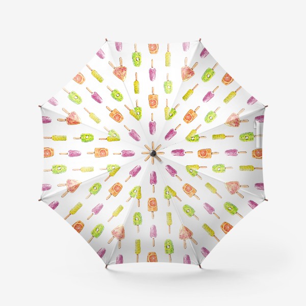 Зонт «Акварельное мороженое»