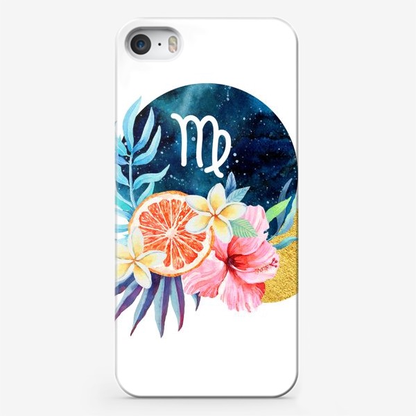 Чехол iPhone «Подарок для ДЕВЫ Тропические цветы»