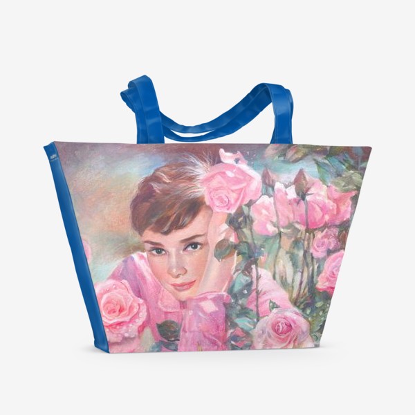Пляжная сумка «Одри и розы»