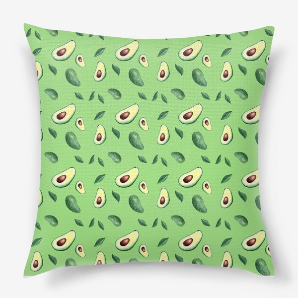 Подушка «Зеленый Авокадо»