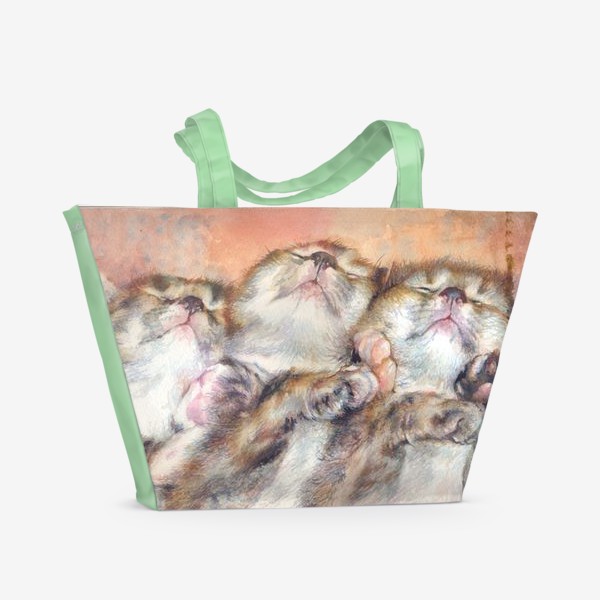 Пляжная сумка «Три кота»