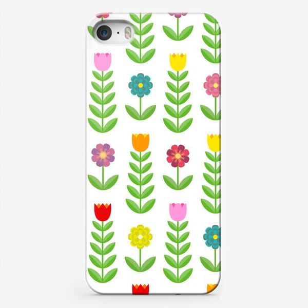 Чехол iPhone «Цветочный узор»