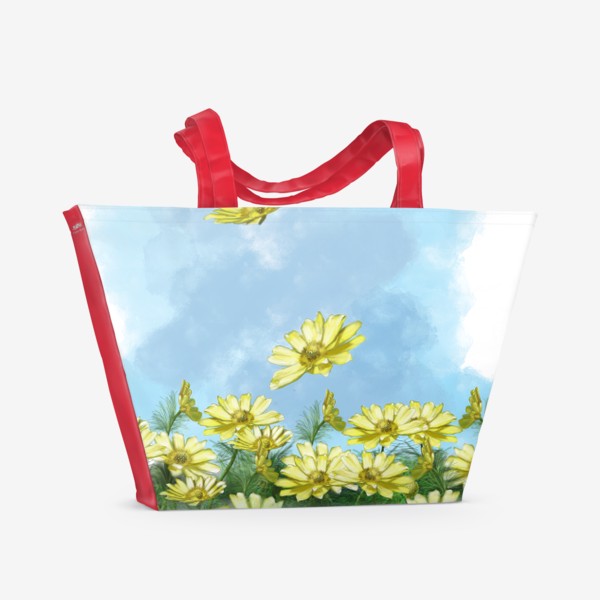 Пляжная сумка &laquo;Поле цветов &raquo;