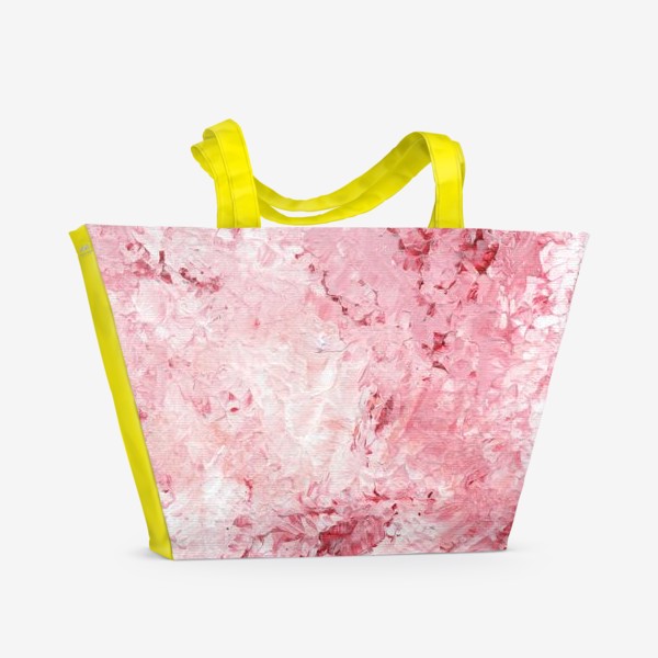 Пляжная сумка «Нежность в розовом. Цвети!»