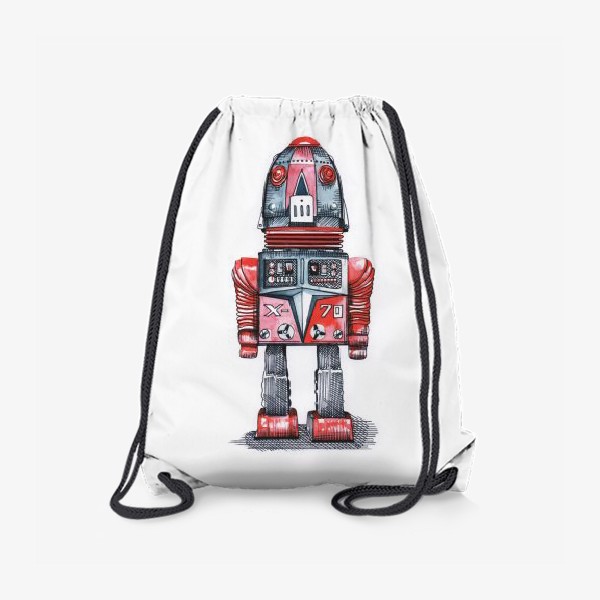 Рюкзак «Красный робот»