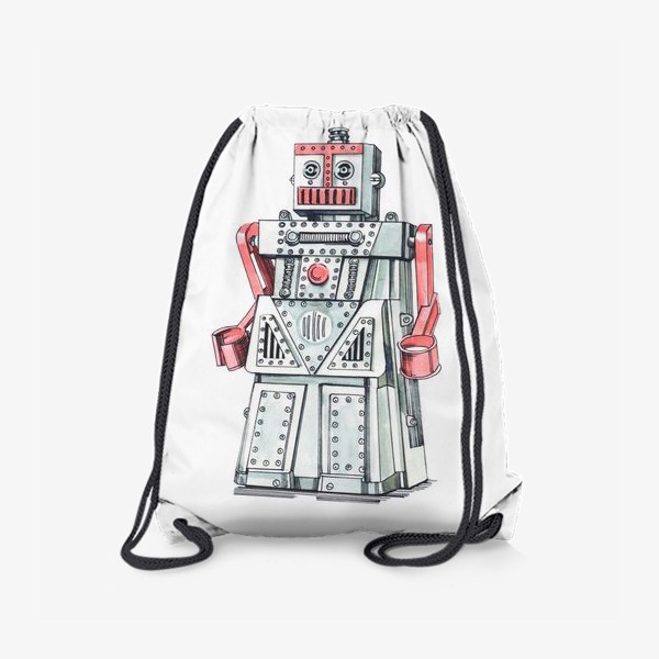 Рюкзак «Серый робот»