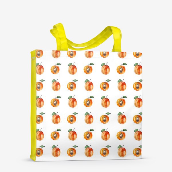 Сумка-шоппер «Сладкие абрикосы паттерн»